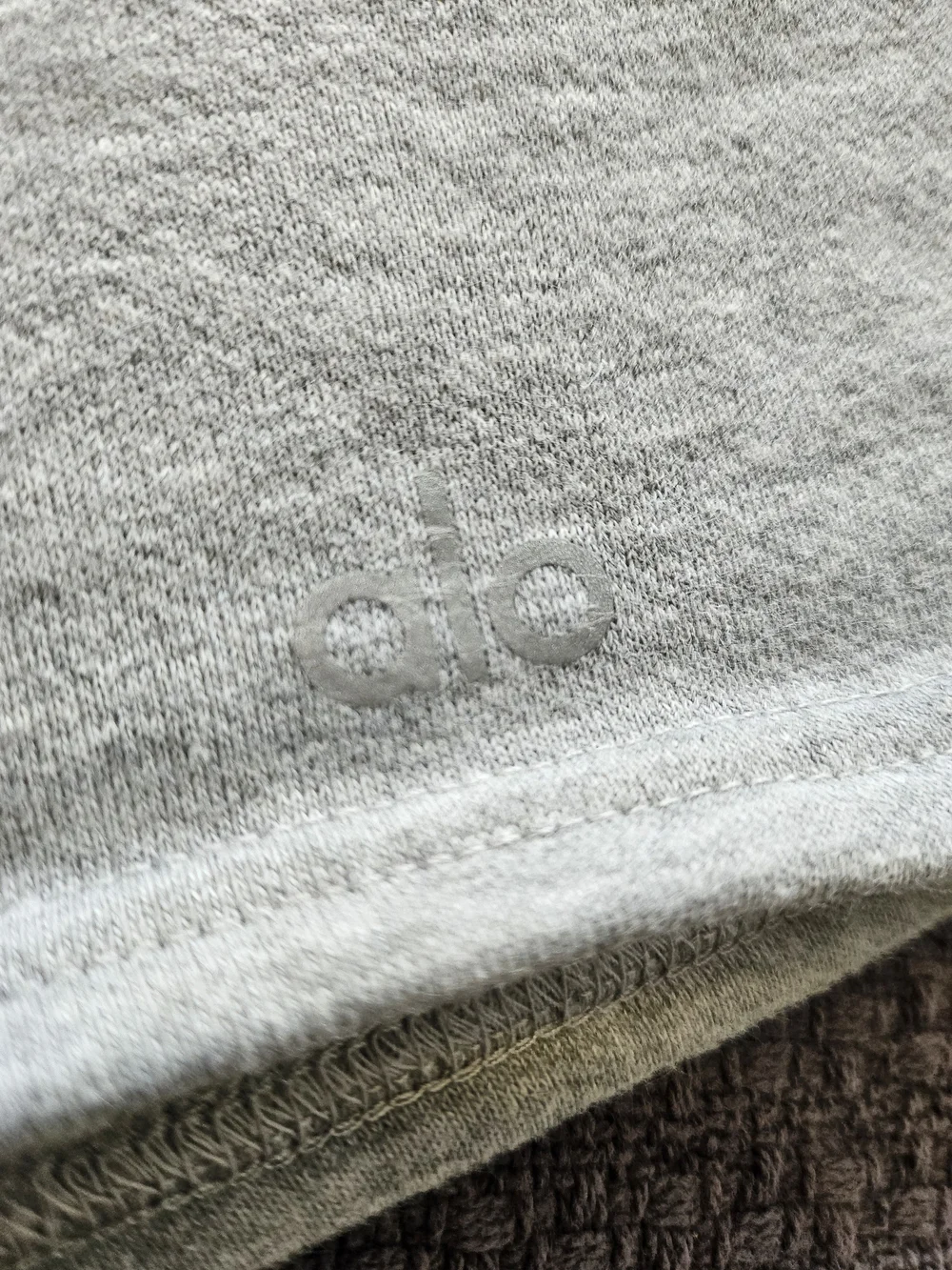 ALO Yoga Light Gray Drawstring Bermuda Shorts